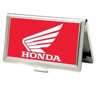Buckle-Down Business Card Holder - HONDA Motorcycle Red/White - Small