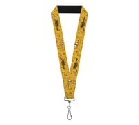 Buckle-Down Cartoon Network Lanyard, Adventure Time Jake Dancing and Violin Pose