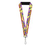 Buckle-Down Cartoon Network Lanyard, Adventure Time Lady Raincorn Poses Stripe R