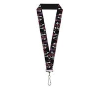 Buckle-Down Cartoon Network Lanyard, Adventure Time Marceline Poses Collage Reds
