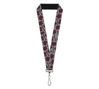 Buckle-Down Cartoon Network Lanyard, Adventure Time Marcelines Axe Bass Scattere