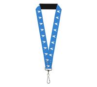 Buckle-Down CBS Studios Inc. Lanyard, Star Trek Starfleet Insignia Blue White, E