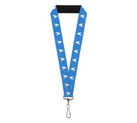 Buckle-Down CBS Studios Inc. Lanyard, Star Trek Starfleet Insignia Blue White, E