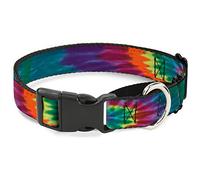 Buckle-Down Collare per Cani Martingale, Colore, Larghezza 2,5 cm, Adatto per Collo da 38,1 a 66 cm, Taglia L, Poliestere, BD Tie Dye, 1" Wide - Fits 15-26" Neck - Large