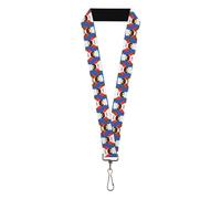 Buckle-Down Comedy Central Lanyard, South Park Chef Pose Flips Blue, Elastic
