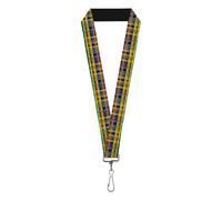 Buckle Down Cordicella 1.0" accessorio neon plaid per Donna dimensione solo Multi