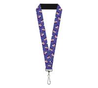 Buckle-Down Courage the Cowardly Dog Lanyard, Courage the Cowardly Dog Poses Sca