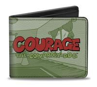 Buckle-Down Courage the Cowardly Dog Wallet, Bifold, Courage the Cowardly Dog wi