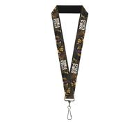 Buckle-Down Crunchyroll Lanyard, Cowboy Bebop Jet Black and Crew Bonsai Tree Sce