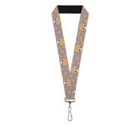 Buckle-Down Crunchyroll Lanyard, Fruits Basket Chibi Kyo Soma and Cat Scattered