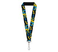 Buckle-Down DC Comics Keys,Keychain,Wallet,ID Card Holder,with Quick Release Lan