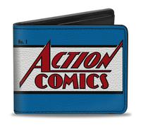 Buckle-Down DC Comics Wallet, Bifold, Superman Action Comics Lifting Car Comic B