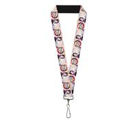 Buckle-Down Demon Slayer Lanyard, Demon Slayer Shinobu Kocho Pose and Title Logo