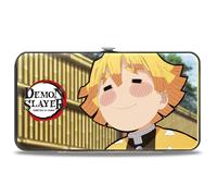 Buckle-Down Demon Slayer Wallet, Hinged, Demon Slayer Zenitsu and Nezuko Smiling