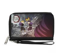 Buckle-Down Demon Slayer Wallet, Zip Around, Demon Slayer Chibi Tanjiro and Zeni