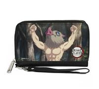 Buckle-Down Demon Slayer Wallet, Zip Around, Demon Slayer Inosuke Hashibira Boar