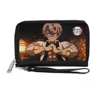 Buckle-Down Demon Slayer Wallet, Zip Around, Demon Slayer Sanemi Shinazugawa Fis