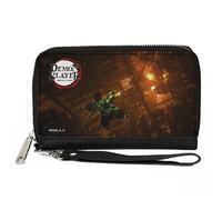 Buckle-Down Demon Slayer Wallet, Zip Around, Demon Slayer Tanjiro Kamado Infinit