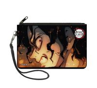 Buckle-Down Demon Slayer Wallet, Zip Clutch, Demon Slayer Muzan Kibutsuji Flame