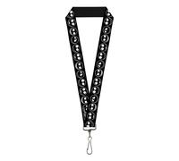 Buckle-Down Disney Lanyard The Nightmare Before Christmas Jack Expressions Bla