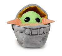 Buckle-Down Dog Toy, Mandalorian, Plush Squeaker Star Wars The Child Carriage Po