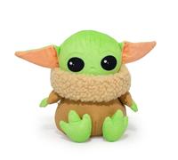 Buckle-Down Dog Toy, Mandalorian, Plush Squeaker Star Wars The Child Sitting Pos