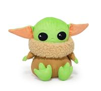 Buckle-Down Dog Toy, Mandalorian, Plush Squeaker Star Wars The Child Sitting Pos
