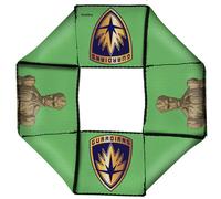 Buckle-Down Dog Toy Octagon Flyer Groot Pose Guardians Shield Badge Green