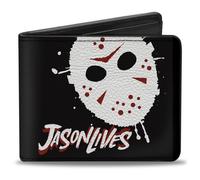 Buckle-Down Friday the 13th Wallet, Bifold, Friday the 13th Jason Lives with Han