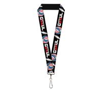Buckle-Down Grateful Dead Keys,Keychain,Wallet,ID Card Holder,with Quick Release