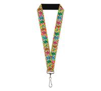 Buckle-Down Grateful Dead Keys,Keychain,Wallet,ID Card Holder,with Quick Release