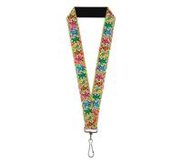 Buckle-Down Grateful Dead Keys,Keychain,Wallet,ID Card Holder,with Quick Release