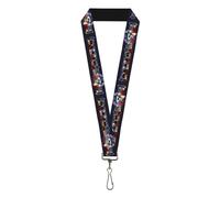 Buckle-Down Grateful Dead Lanyard, Grateful Dead Dave'S Picks Skeleton Americana