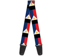 Buckle Down Tracolla per chitarra GS-W31648 - Bandiere Filippine, multicolore, 2", 29-54"