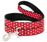 Buckle-Down Guinzaglio Minnie Mouse a Pois Mini Silhouette 1,8 m di Lunghezza 3,8 cm di Larghezza