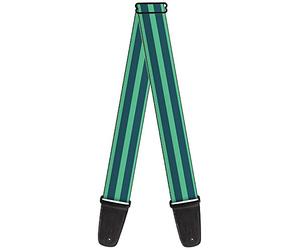 buckle-down Guitar strap - Stripes pastello verde/oliva - 5,1 cm - Larghezza 29 - 137,2 cm lunghezza