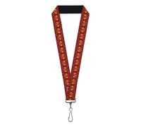 Buckle-Down Harry Potter Lanyard, Harry Potter Gryffindor House Pride Banner Bur