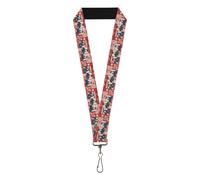 Buckle-Down Harry Potter Lanyard, Harry Potter Hogwarts The Golden Trio Magic Co