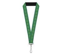 Buckle-Down Harry Potter Lanyard, Harry Potter Slytherin House Pride Banner Gree