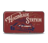 Buckle-Down Harry Potter Wallet, Hinged, Harry Potter Hogsmeade Station Train Re