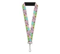 Buckle-Down Hasbro Lanyard, Candy Land Jolly Laughing Pose and Gum Drops Multi C