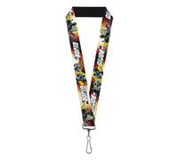 Buckle-Down Hasbro Lanyard, GI Joe Storm Shadow Snake Eyes and Scarlett Comic Co