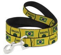 Buckle-Down International Soccer Fan Pet Leash, Dog Leash, National Team Pride S