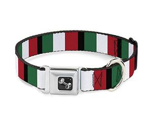 Buckle Down Italia Bandiere Collare Bone, medium/11 - 43,2 cm