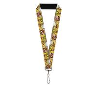 Buckle-Down KC Green Lanyard, This Is Fine Question Hound Cafe Fire Comic Strip