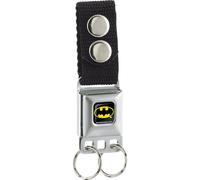 Buckle-Down Keychain-Batman Full Color Black/Yellow 4.5" x 1" Multi-colored