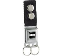 Buckle-Down Keychain-Hemi Bold Full Color Black/White 4.5" x 1" Multicolor