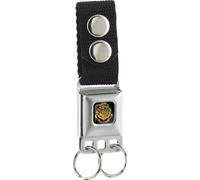 Buckle-Down Keychain-Hogwarts Crest Full Color 4.5" x 1" Multicolor