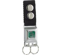 Buckle-Down Keychain-Slytherin Snake Full Color Greens 4.5" x 1" Multicolor
