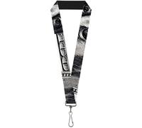 Buckle-Down Lanyard-1.0"-100 Dollar Bill C/u White/Black 22" x 1" Multicolor